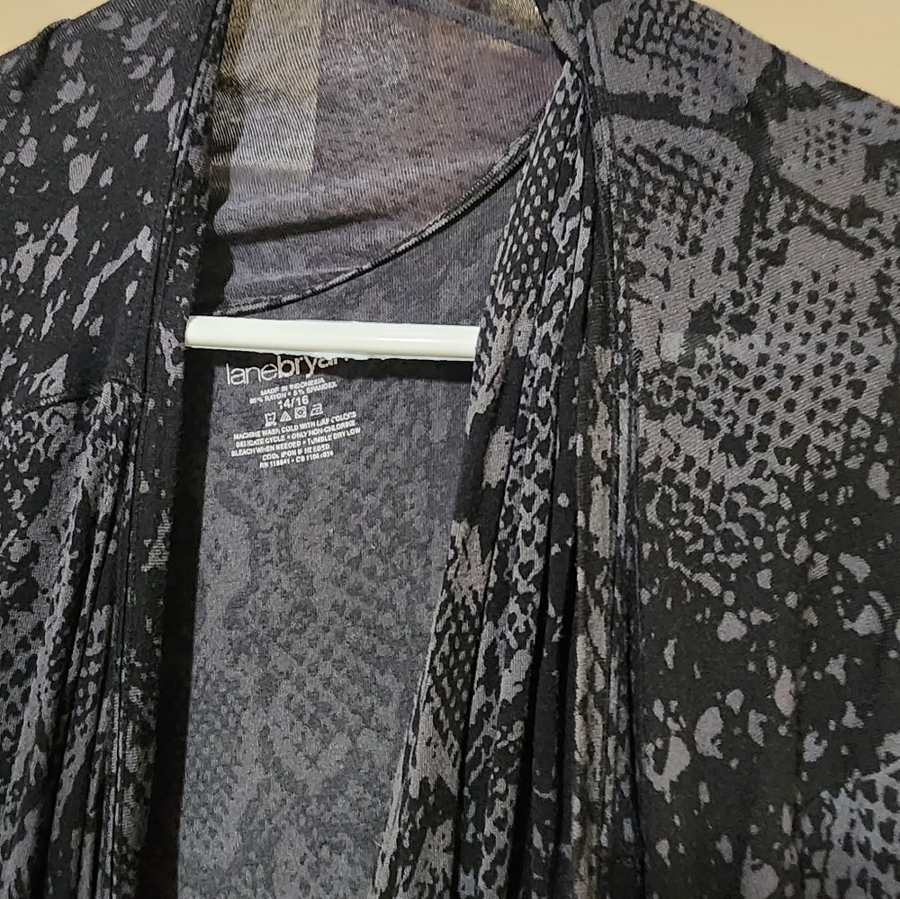 Tank Jacket leopard print Lane Bryant
